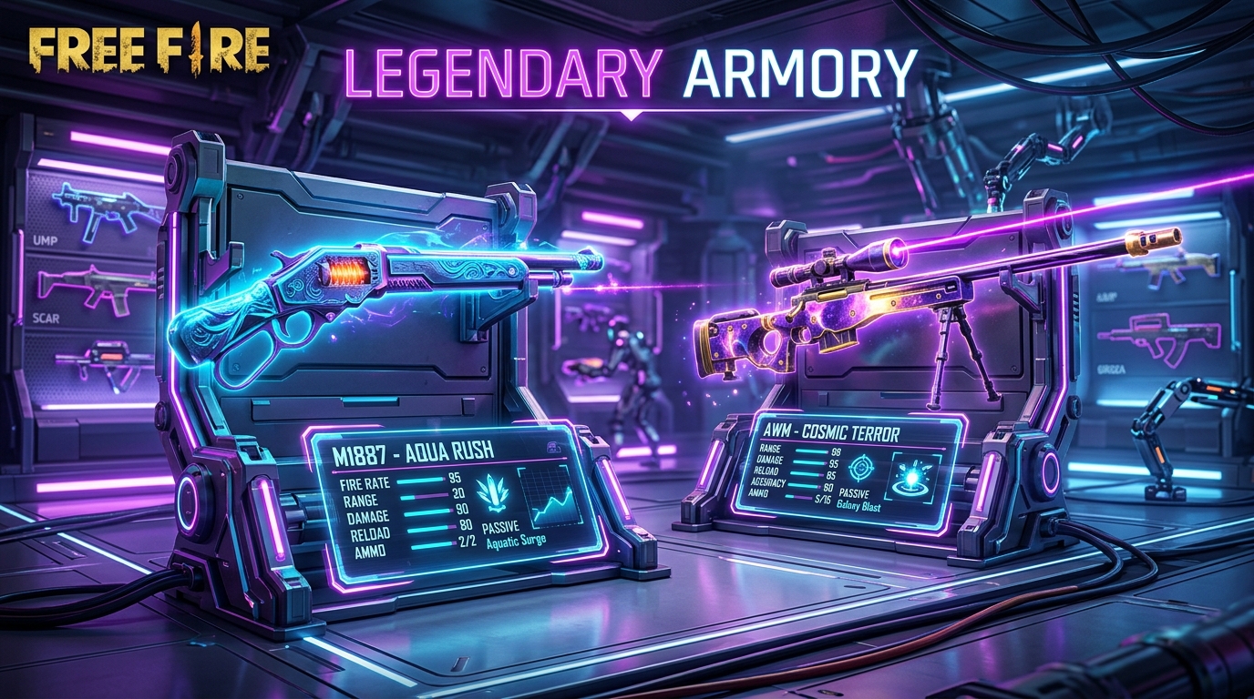 Free Fire Weapon Armory